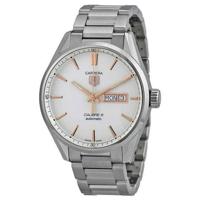 Tag Heuer Carrera zilveren wijzerplaat roestvrij stalen herenhorloge WAR201DBA0723 Tag Heuer Carrera zilveren wijzerplaat roestvrij stalen herenhorloge WAR201DBA0723