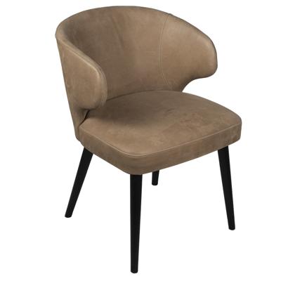 Eetkamerstoel Fiori Leer | Taupe