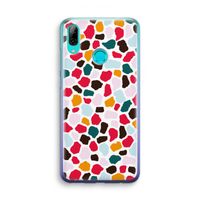 Colored Giraffe: Huawei P Smart (2019) Transparant Hoesje