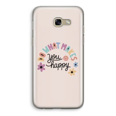 Happy days: Samsung Galaxy A5 (2017) Transparant Hoesje