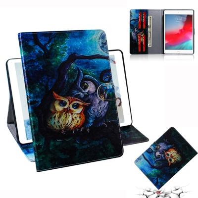 Olie uil patroon horizontale Flip lederen case voor de iPad mini (2019)/4/3/2/1 met houder & Card slot & portemonnee Olie uil patroon horizontale Flip lederen case voor de iPad mini (2019)/4/3/2/1 met houder & Card slot & portemonnee