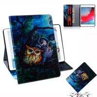 Olie uil patroon horizontale Flip lederen case voor de iPad mini (2019)/4/3/2/1 met houder & Card slot & portemonnee Olie uil patroon horizontale Flip lederen case voor de iPad mini (2019)/4/3/2/1 met houder & Card slot & portemonnee