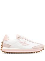 Ferragamo baskets à logo embossé - Blanc