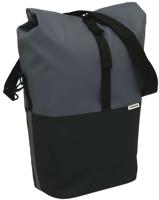 Fietsshopper New Looxs Nyborg 17 liter 30 x 17 x 37 cm - donkergrijs/zwart