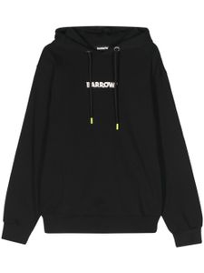 BARROW hoodie en coton à logo imprimé - Noir