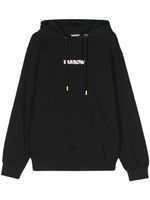 BARROW hoodie en coton à logo imprimé - Noir