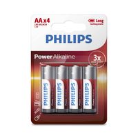 PHILIPS AA-Batterijen 4 Stuks - Alkaline Batterijen - LR6 - Houdbaar tot 10 Jaar - thumbnail