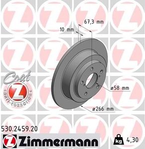 Remschijf Coat Z 530245920