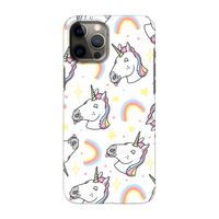 Rainbow Unicorn: Volledig geprint iPhone 12 Pro Max Hoesje