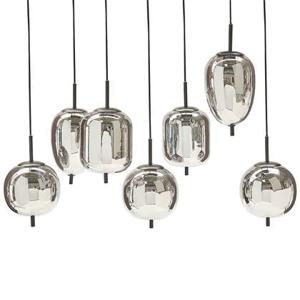 Beliani - TARLO - Hanglamp - Zilver - Glas