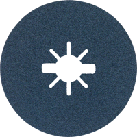 Bosch Accessoires x-lock fiberschijf, 125mm, g 80, r574, best for metal - 1 stuk(s) - 2608619162