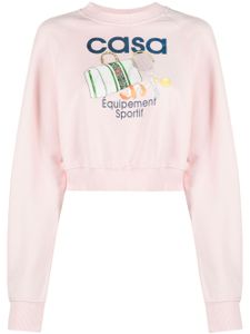 Casablanca sweat Equipement Sportif imprimé - Rose