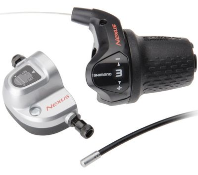 Shimano Nexus sl-3s42e draaiversteller met kabels & clickbox 3s zwart