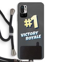 Victory Royale: Xiaomi Redmi Note 10 5G Transparant Hoesje met koord