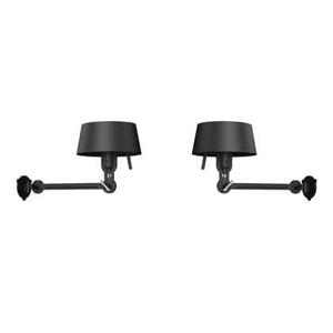 Tonone Bolt Bed Underfit wandlamp install set van 2 Smokey Black