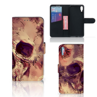 Telefoonhoesje met Naam Sony Xperia L3 Skullhead - thumbnail