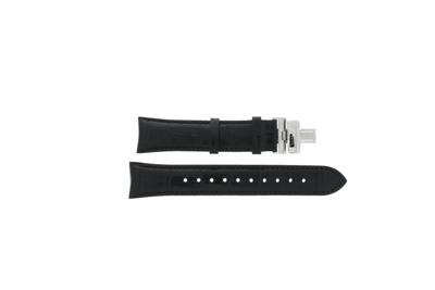Horlogeband Hugo Boss HB-273-1-14-2825 / HB1513266 / HB659302661 Croco leder Zwart 21mm