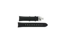 Horlogeband Hugo Boss HB-273-1-14-2825 / HB1513266 / HB659302661 Croco leder Zwart 21mm