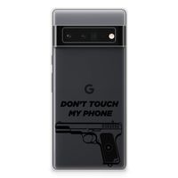 Google Pixel 6 Pro Silicone-hoesje Pistol DTMP