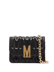 Moschino sac porté épaule matelassé - Noir