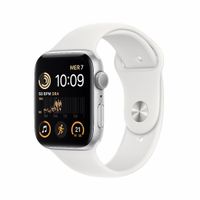 Refurbished Apple Watch SE 2022 GPS 40mm Zilver Licht gebruikt