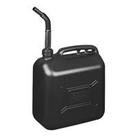 ProPlus Jerrycan - 20 liter - zwart - met schenktuit - brandstof tank - benzine - thumbnail