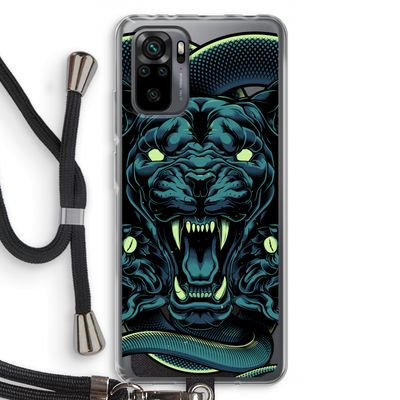 Cougar and Vipers: Xiaomi Redmi Note 10 Pro Transparant Hoesje met koord