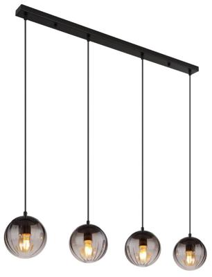 Globo 4-lichts hanglampDallerta smoke glas - 15216-4