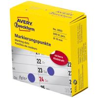 Avery-Zweckform 3853 Etiketten voor markeringspunten Ø 10 mm Blauw 800 stuk(s) Permanent hechtend Papier - thumbnail