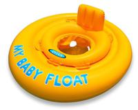 Intex Baby Float 6-12mnd Rond 70cm Geel Baby Drijfband - thumbnail