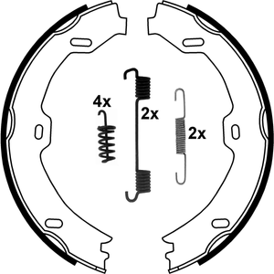Remschoenset, parkeerrem ATE, u.a. fÃ¼r Mercedes-Benz