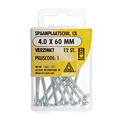 Sp.pl.schr. ck 4,0x60mm 12st - Deltafix