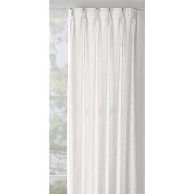 Leen Bakker - Gordijnstof Lunora Lichtdoorlatend - Polyester/Gerecycled Kunststof - Wit - H300 Cm