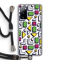 8-bit N°4: Samsung Galaxy S20 FE / S20 FE 5G Transparant Hoesje met koord