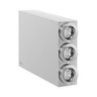 Bekerhouder - drievoudig - roestvrij staal - voor kopjes met een diameter tot 89 mm - Royal Catering