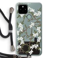 Blossoming spring: Pixel 5 Transparant Hoesje met koord