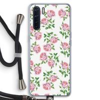 Kleine roosjes: Oppo A91 Transparant Hoesje met koord