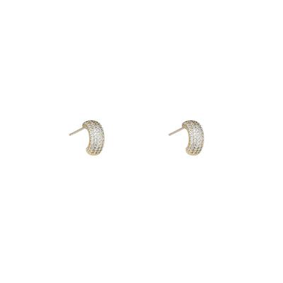 Day&Eve Oorbellen Chrystal Hoop | Goud
