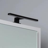Badkamer boven spiegel zwart LED Warm Wit 3000k &apos;Nicole&apos; 30cm