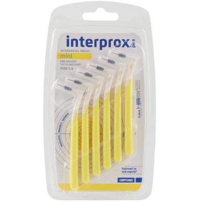 Interprox Plus Mini Geel PHD 1.4 mm Ragers - 6 stuks