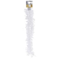 Folieslinger - met sterretjes - Wit - kerstversiering - 180 cm - Kerstmis decoratie