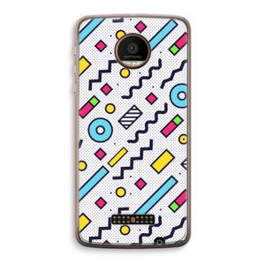 8-bit N°8: Motorola Moto Z Force Transparant Hoesje