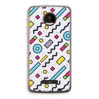 8-bit N°8: Motorola Moto Z Force Transparant Hoesje