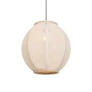 QAZQA Oosterse hanglamp naturel 46 cm - Rob