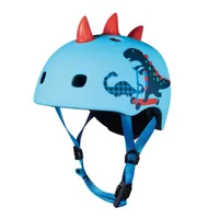 Micro Mobility Micro PC Helm 3D Scootersaurus Blauw - thumbnail