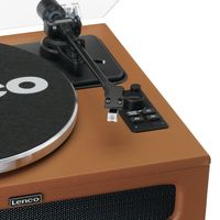 Lenco LS-430BN platenspeler met 4 ingebouwde luidsprekers - thumbnail