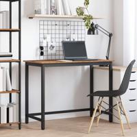 Tafel Oudhout 80 x 50 x 76,5 cm Engineered hout en staal