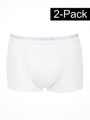 Sloggi - Basic Short 2-Pack - wit, Maat:2XL