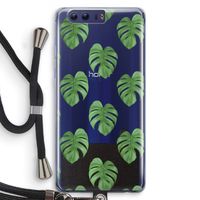 Monstera leaves: Honor 9 Transparant Hoesje met koord