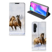Xiaomi Mi Note 10 Lite Hoesje maken Paarden - thumbnail